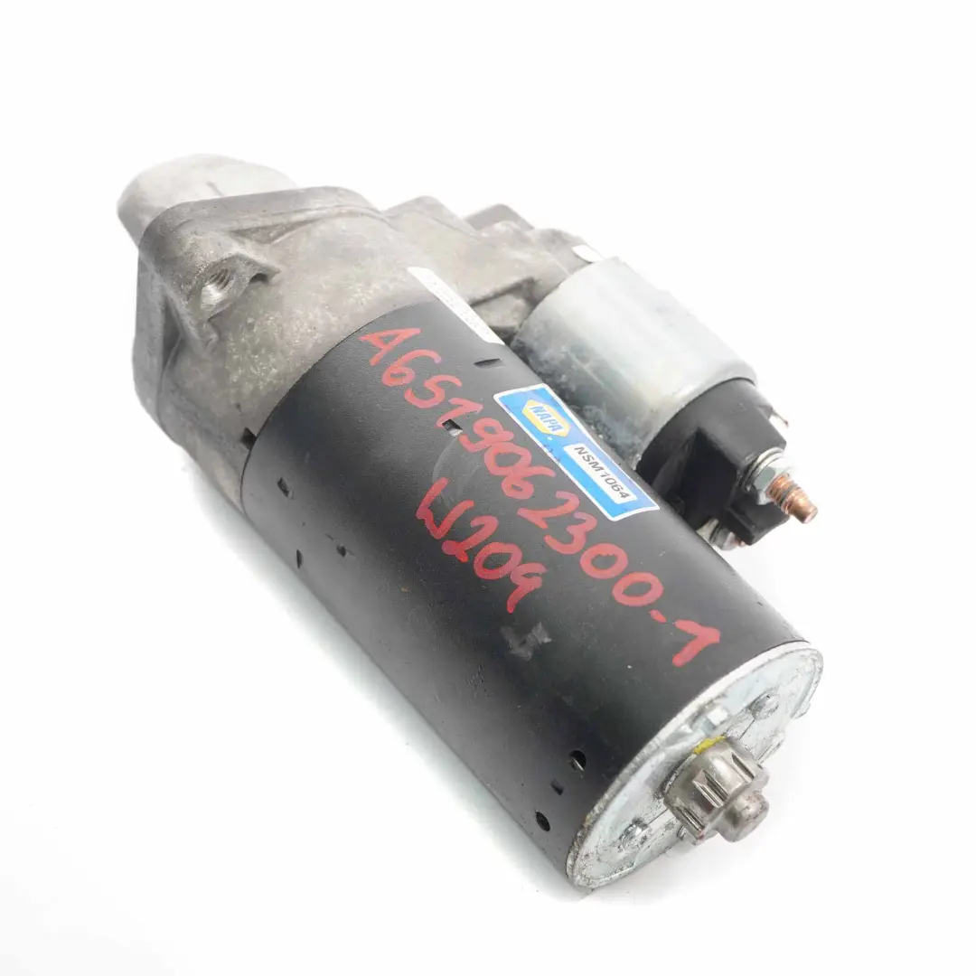 Mercedes W204 W212 OM651 Demarreur Moteur Diesel NAPA - SKU A6519062300-1 - Numéro de pièce A6519062300