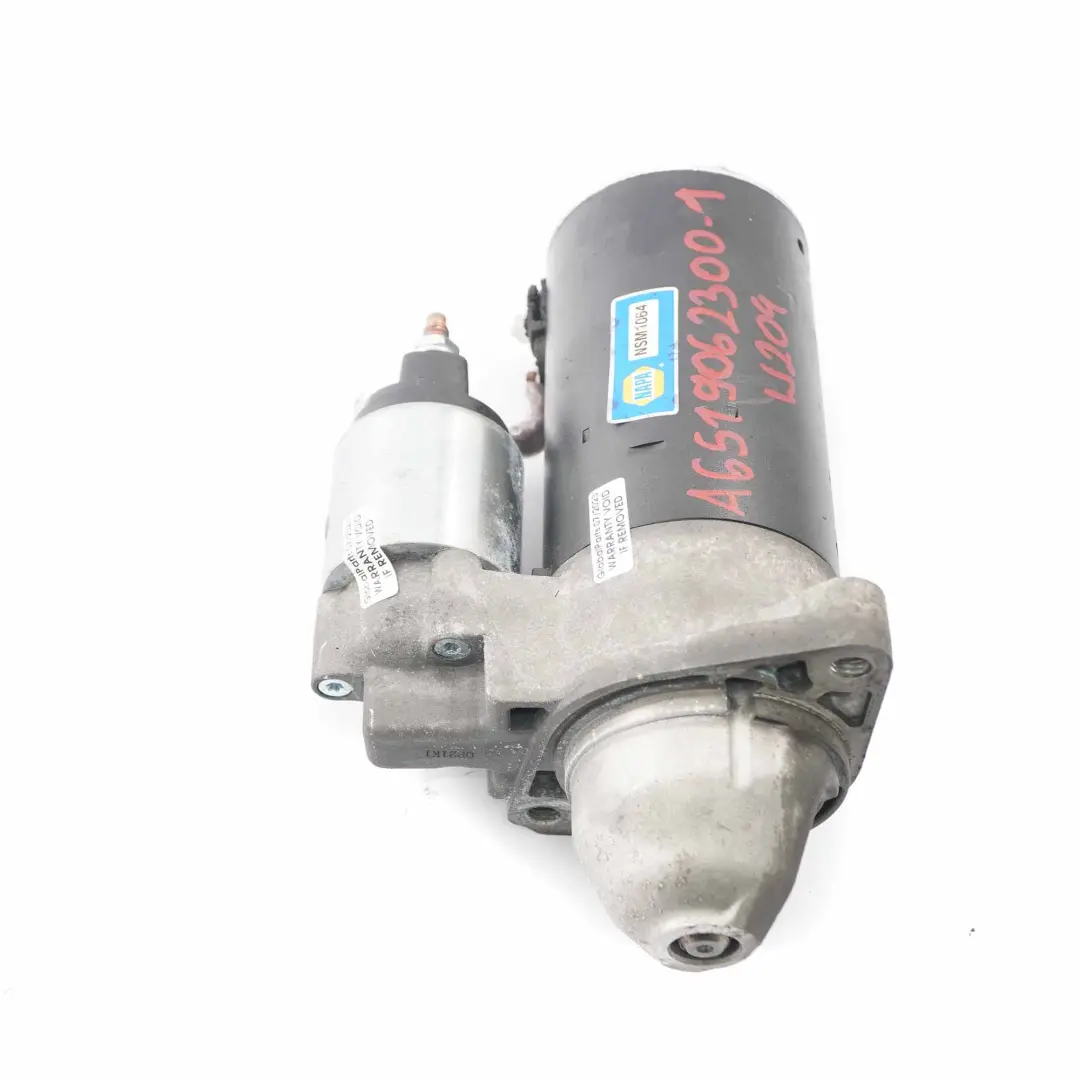  Starter Motor Mercedes W204 W212 OM651 Diesel Engine Starter NAPA - SKU A6519062300-1 - Part number A6519062300