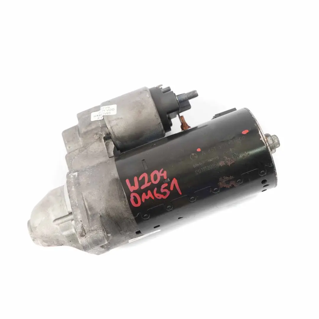 Mercedes W204 W212 Anlasser Diesel Motor OM651 - SKU A6519062300 - Teilenummer A6519062300