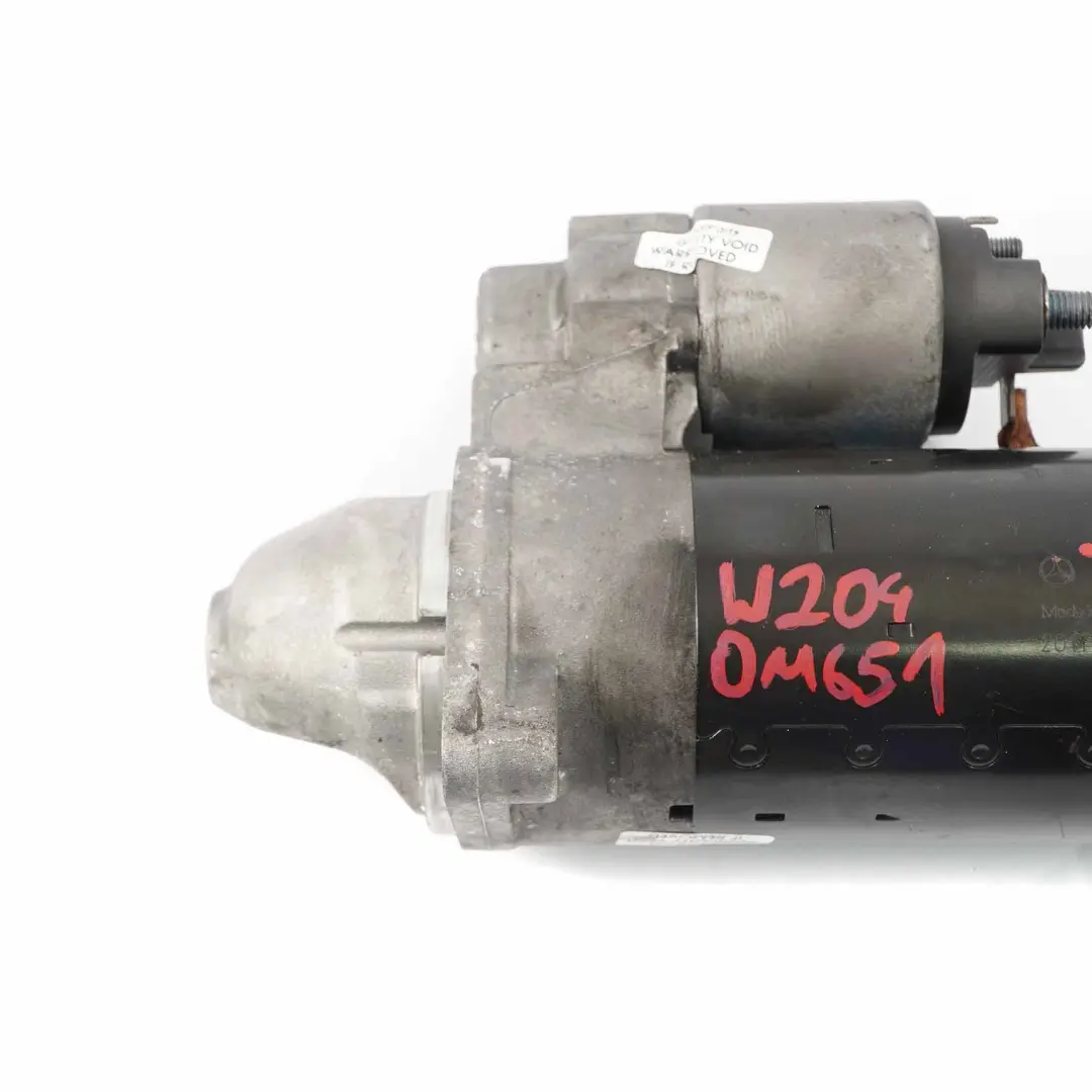 Mercedes W204 W212 Anlasser Diesel Motor OM651 - SKU A6519062300 - Teilenummer A6519062300