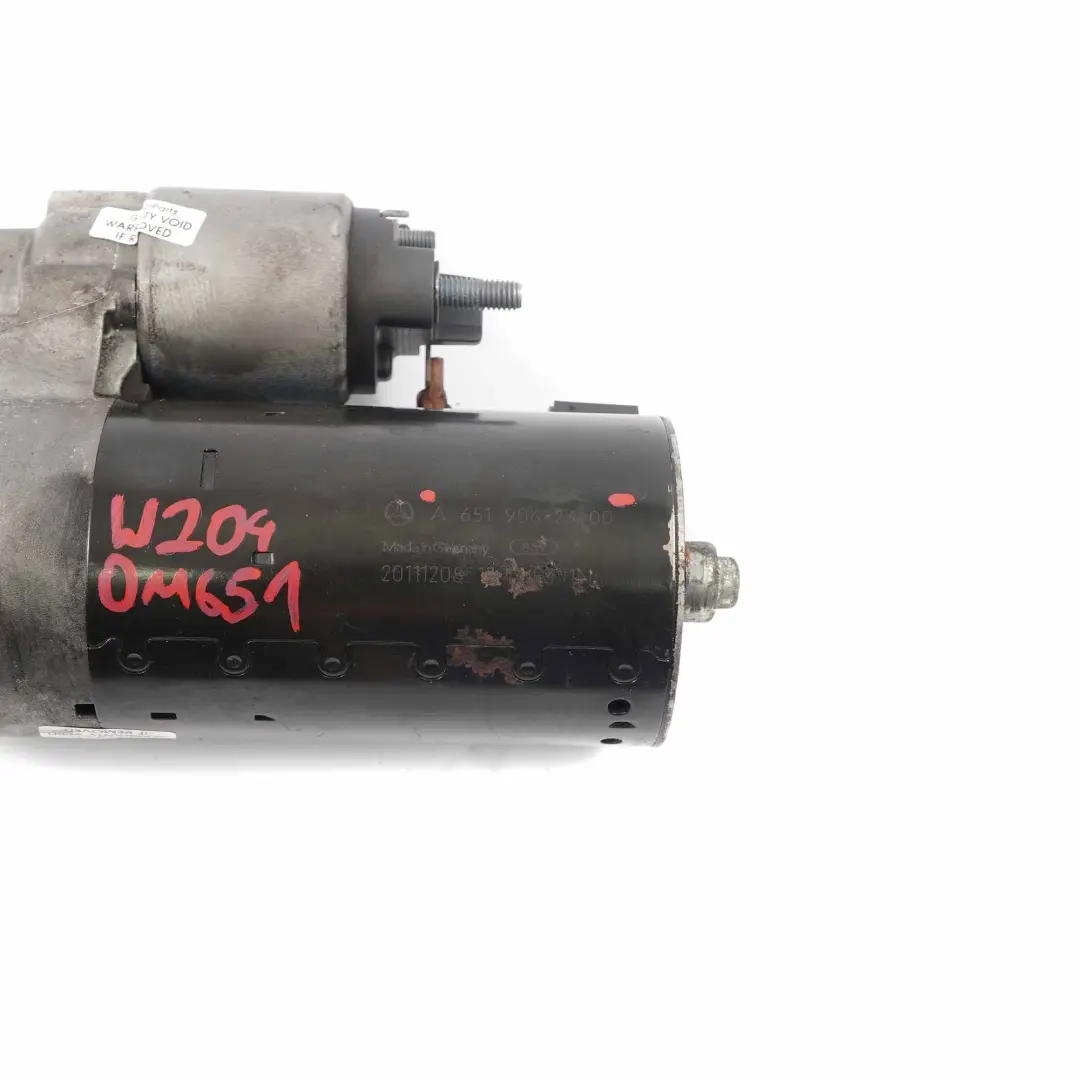  Motor de arranque Mercedes W204 W212 OM651 Diesel Motor de arranque - SKU A6519062300 - Número de pieza A6519062300