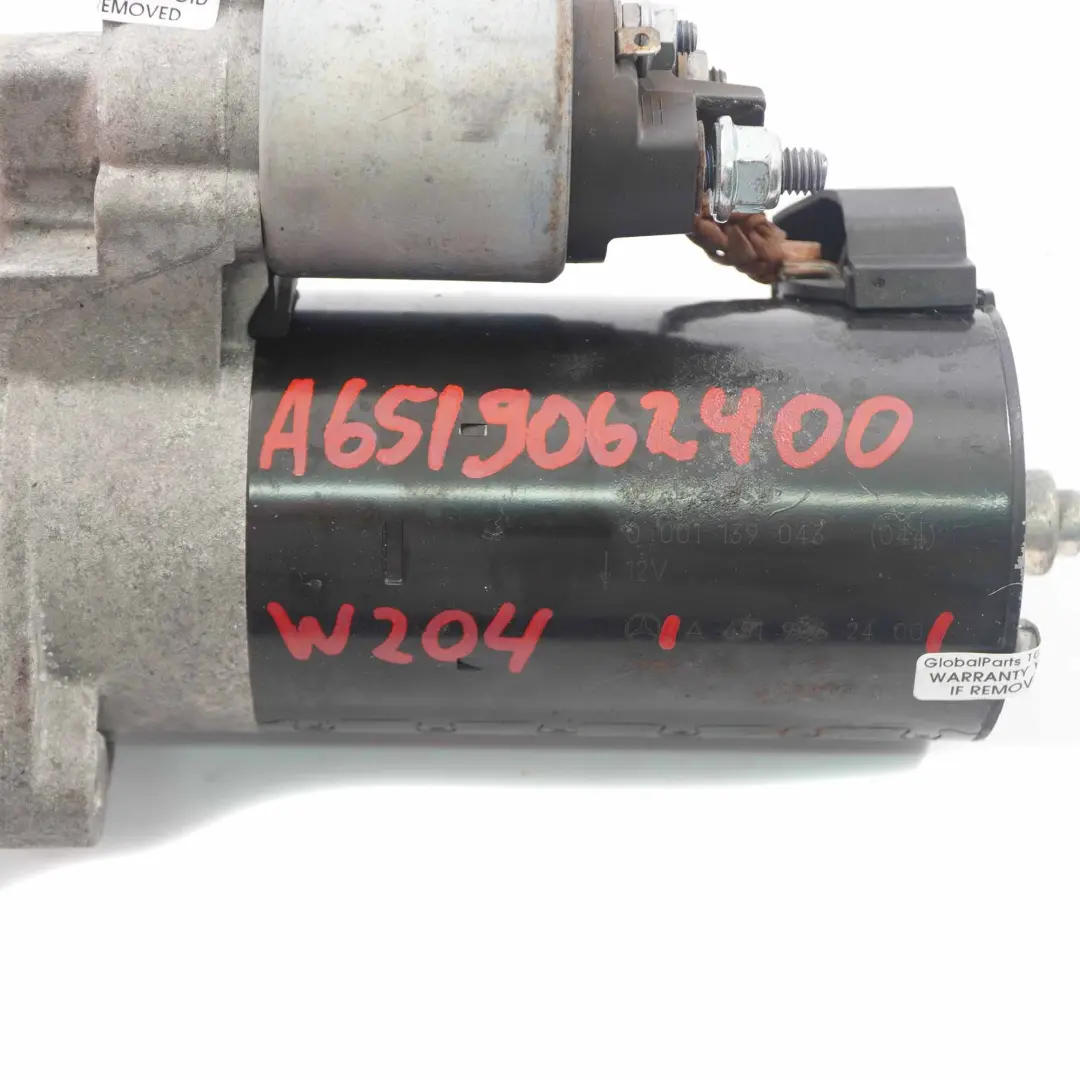 Anlasser Mercedes W204 W212 OM651 Dieselmotor Bosch Anlasser für mit Teilenummer A6519062400 Anlasser Mercedes W204 W212 OM651 Dieselmotor Bosch Anlasser - SKU A6519062400 - Teilenummer A6519062400