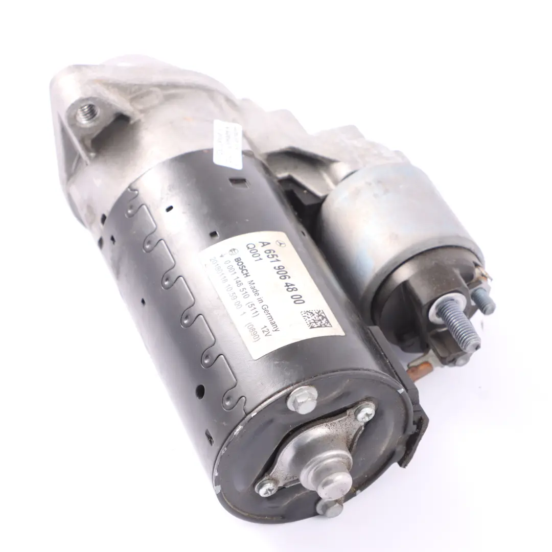 OM651 Engine Starter Motor Bosch Mercedes GLC X253 GLC 220d Diesel - SKU A6519064800 - Part number A6519064800
