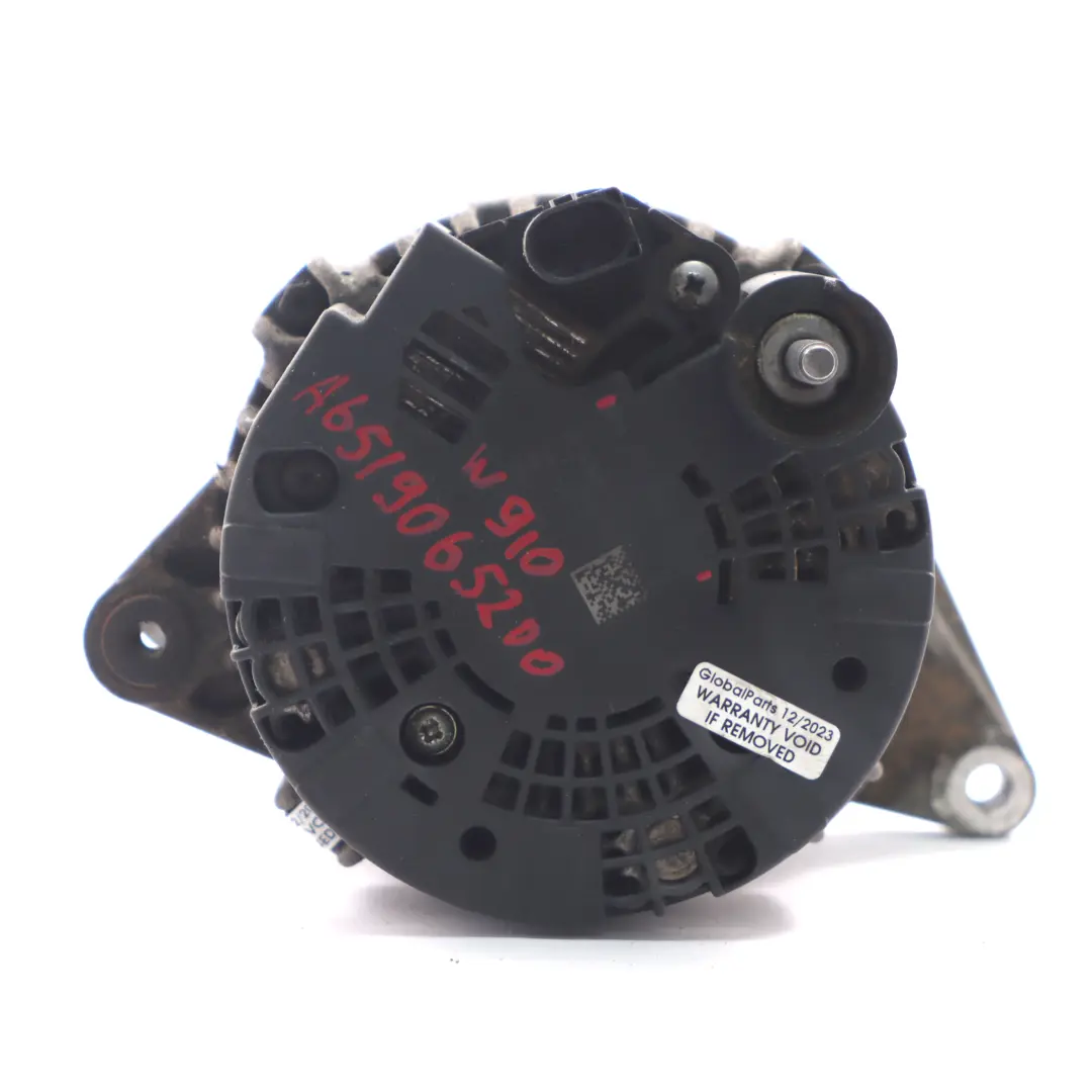 Mercedes W910 OM651 Engine Alternator Generator Bosch - SKU A6519065200 - Part number A6519065200