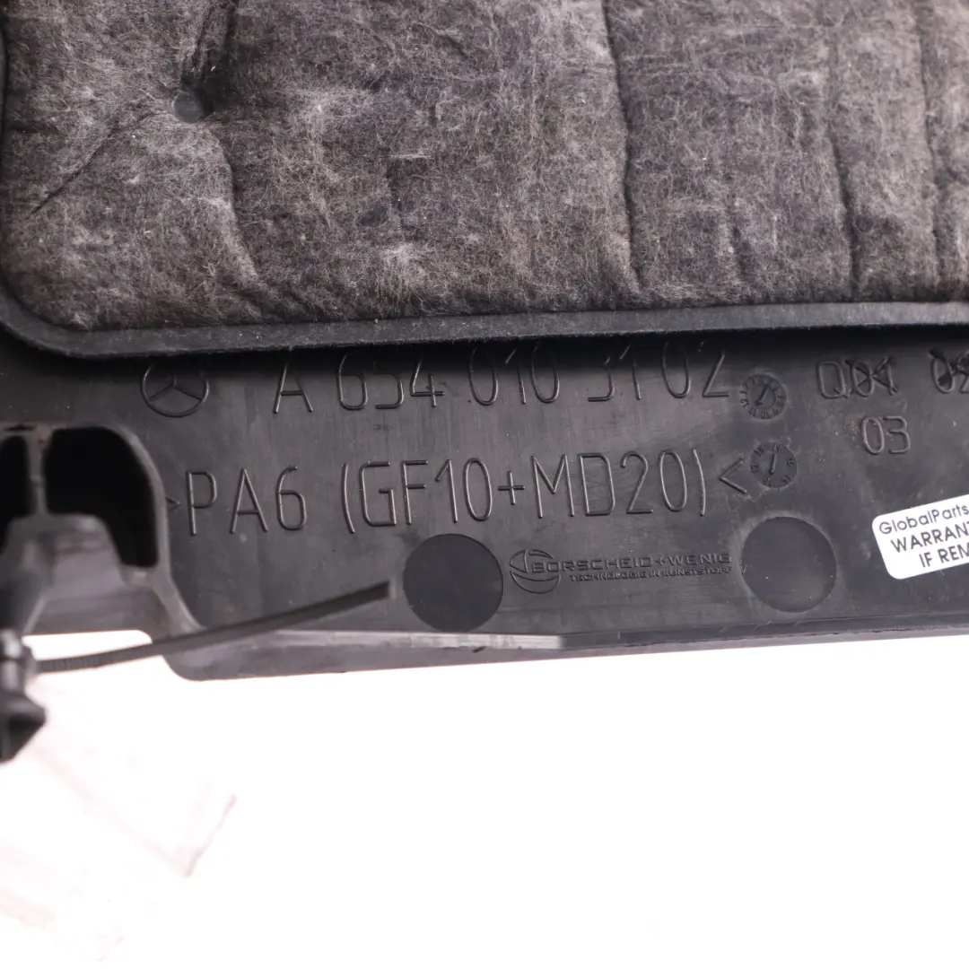 Mercedes W213OM 654 Diesel Résonateur d'entrée d'air OEM - SKU A6540103102 - Numéro de pièce A6540103102