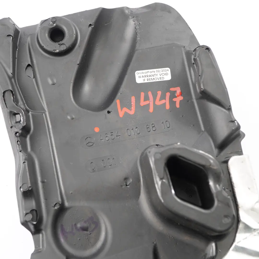 OM654 Cubierta Motor Diesel Panel Acústico para Mercedes Vito W447 con número de pieza A6540106810 Mercedes Vito W447 OM654 Cubierta Motor Diesel Panel Acústico - SKU A6540106810 - Número de pieza A6540106810