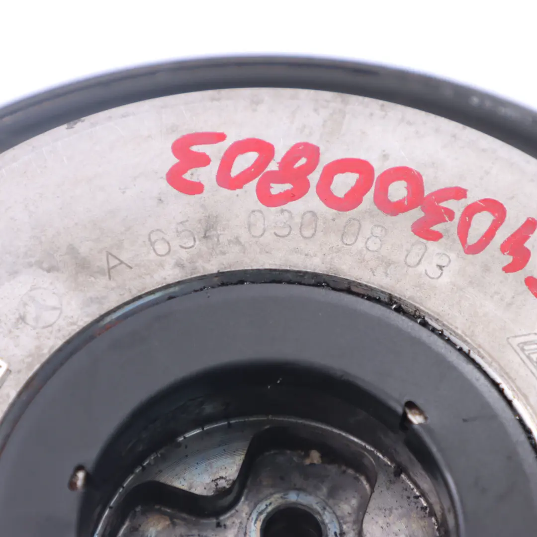  Amortiguador vibraciones Mercedes W213 W447 OM654 Cigüeñal Polea - SKU A6540300803 - Número de pieza A6540300803