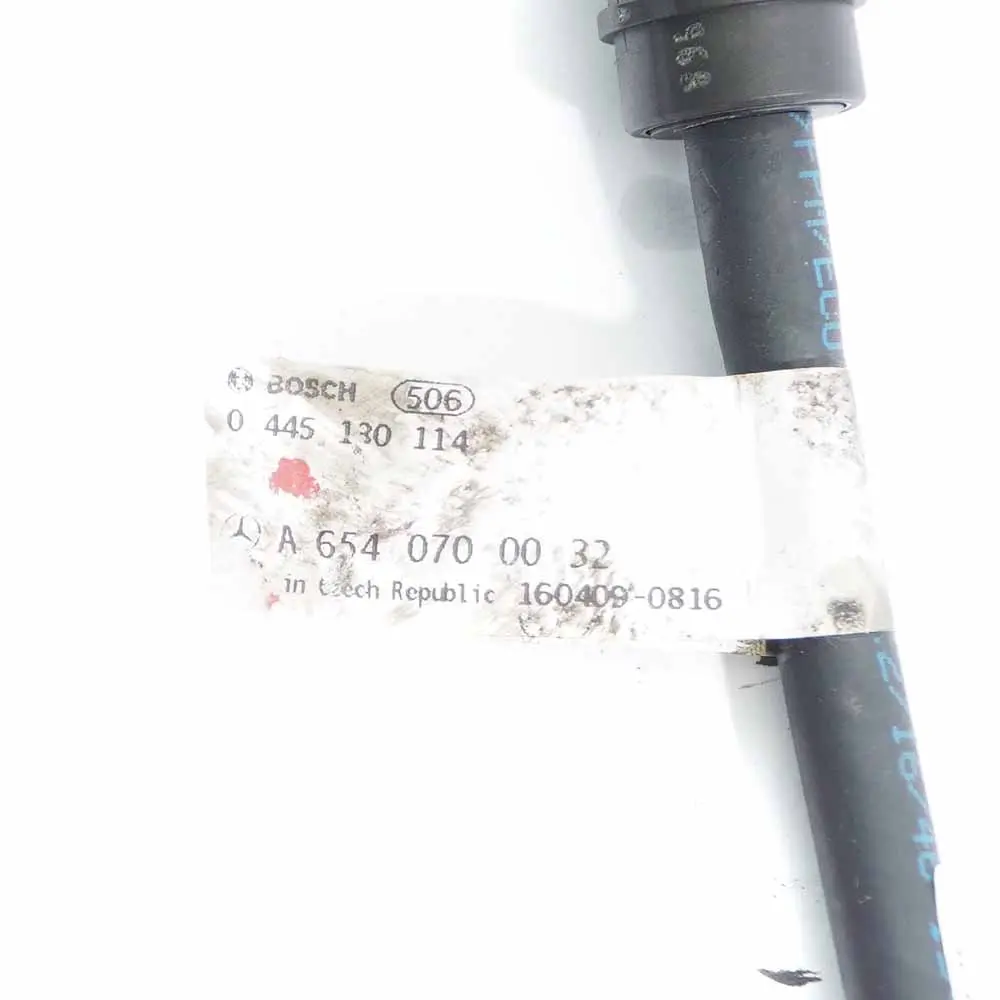 OM654 Kraftstoff leitung Einspritzanlage Schlauch für Mercedes W213 mit Teilenummer A6540700032 Mercedes W213 OM654 Kraftstoff leitung Einspritzanlage Schlauch - SKU A6540700032 - Teilenummer A6540700032