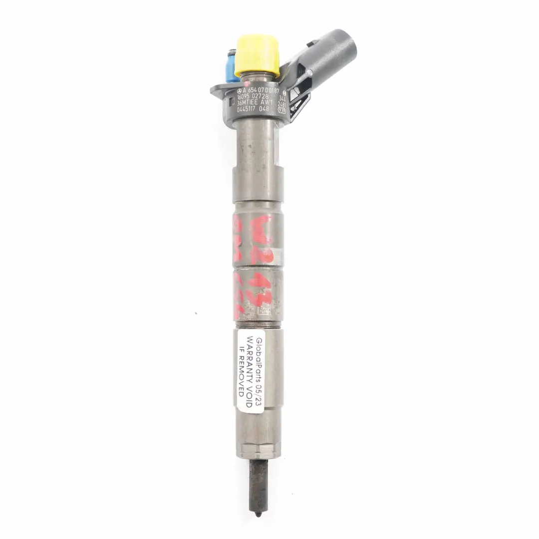 Mercedes W213 S213 OM654 E220 E300 CDI Diesel Inyector Combustible - SKU A6540700187 - Número de pieza A6540700187