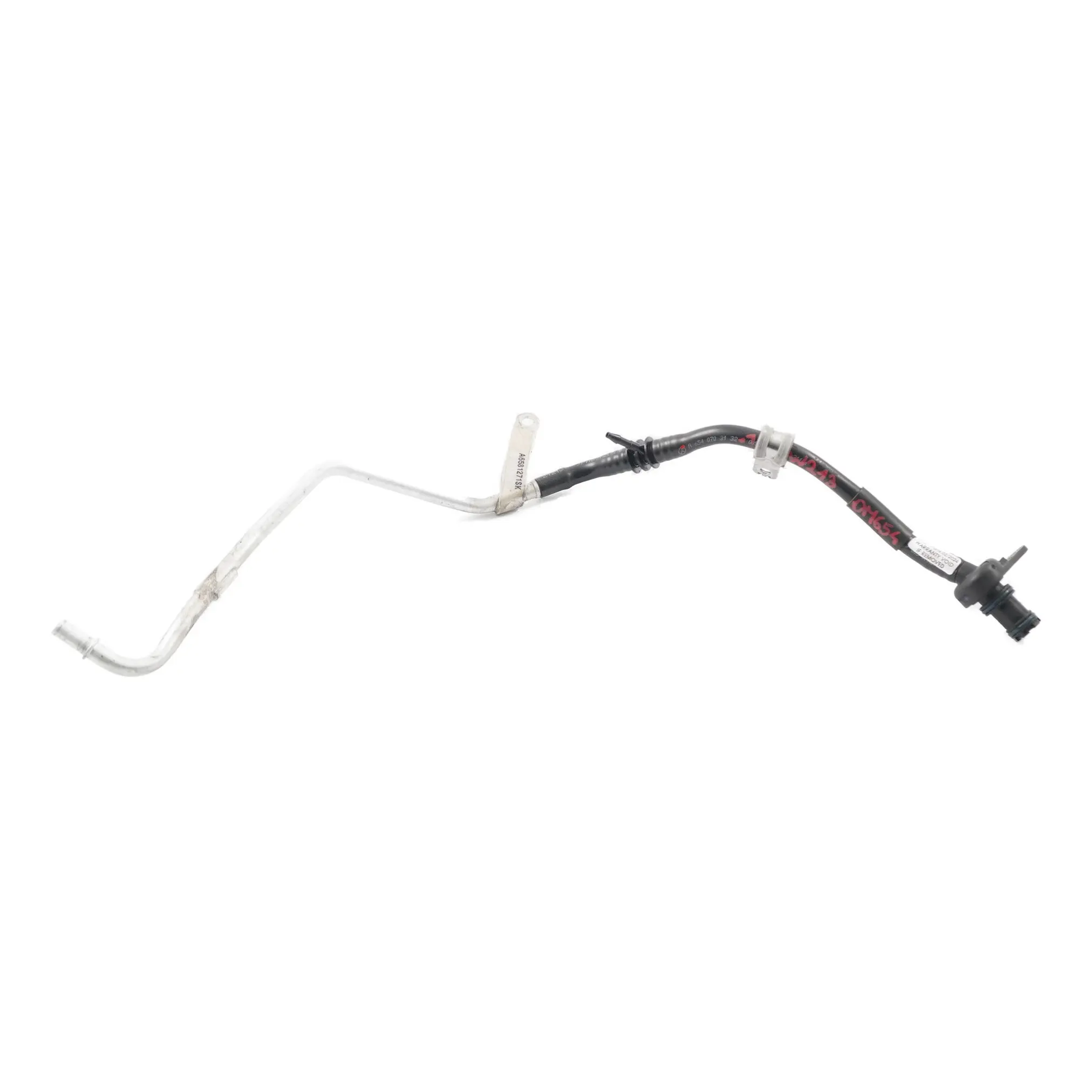 Mercedes W213 OM654 Diesel tubo vuoto linea tubo freno servo A6540703132