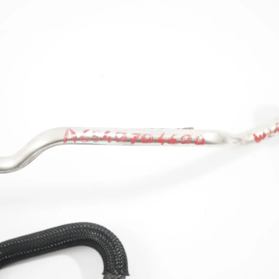 OM654 Fuel Line Injection System Return Pipe Hose to Mercedes W213 with Part number A6540704600 Mercedes W213 OM654 Fuel Line Injection System Return Pipe Hose - SKU A6540704600 - Part number A6540704600