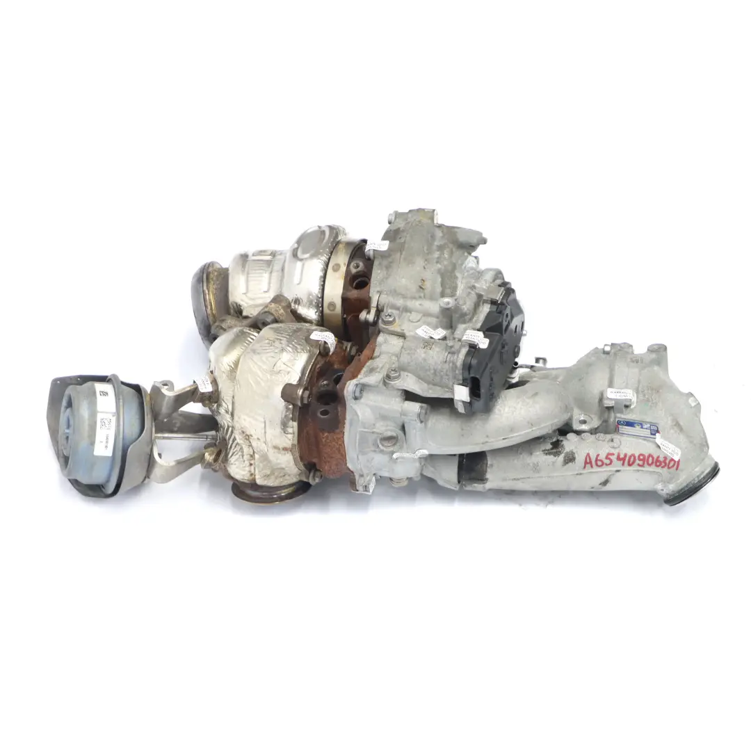 OM654.920 Two Stage Turbocharger Turbo A6540901401 Mercedes W205 W213 W447 - SKU A6540906301 - Part number A6540906301