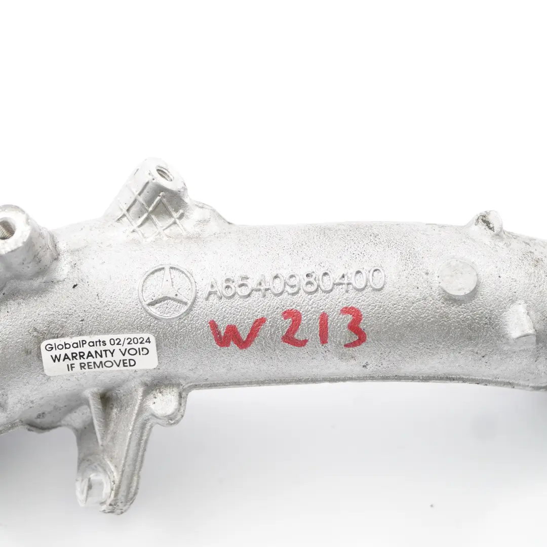 OM654 Tubo de Carga de Aire Tubo Turbo al Intercooler para Mercedes W213 con número de pieza A6540980400 Mercedes W213 OM654 Tubo de Carga de Aire Tubo Turbo al Intercooler - SKU A6540980400 - Número de pieza A6540980400