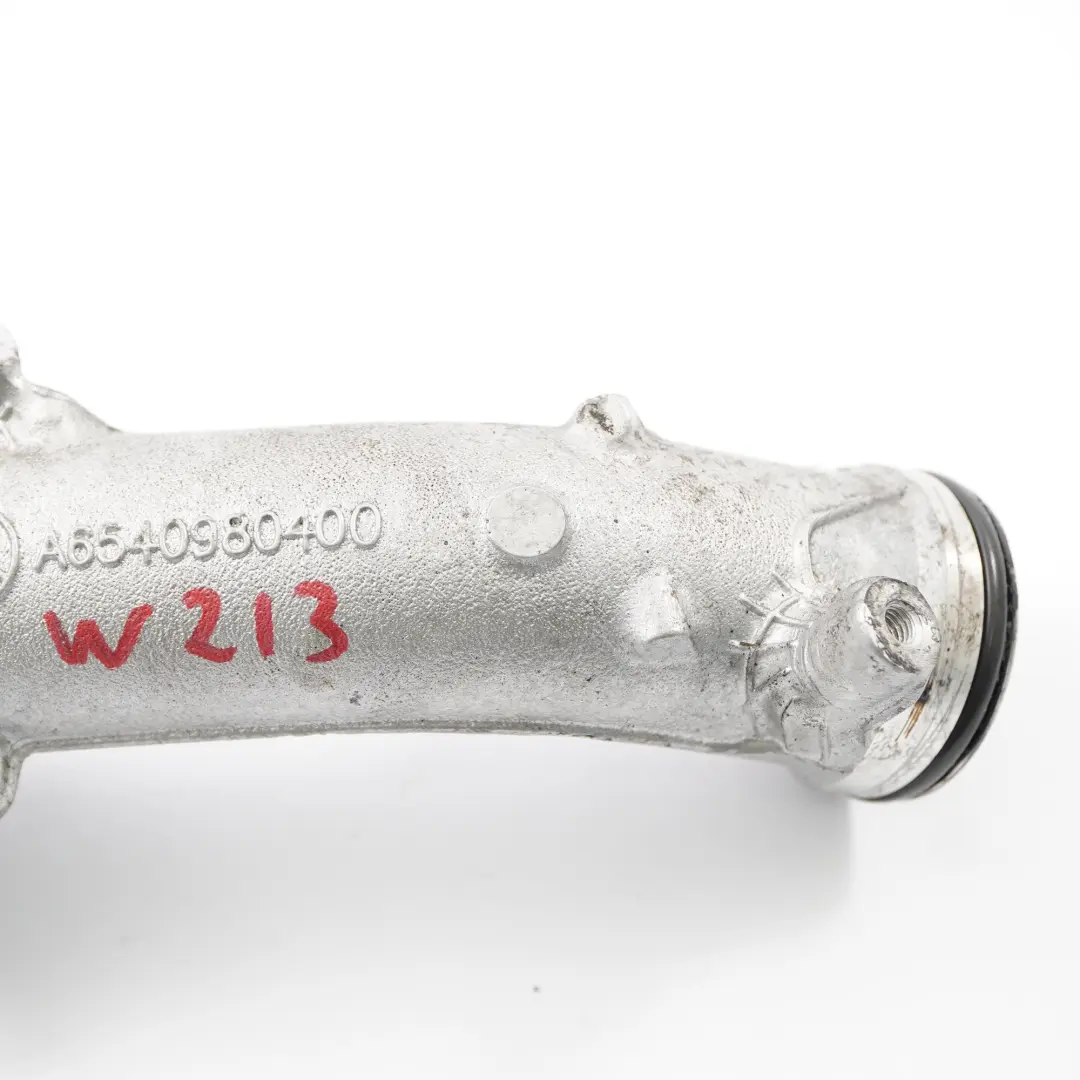Mercedes W213 OM654 Tubo de Carga de Aire Tubo Turbo al Intercooler - SKU A6540980400 - Número de pieza A6540980400