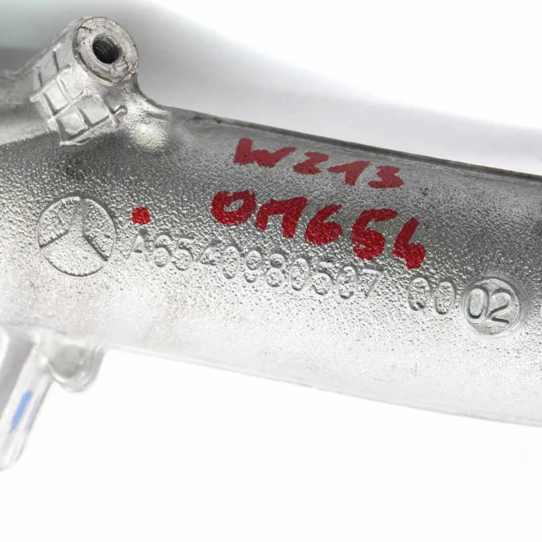 OM654 Turbo Intercooler Aire Manguera Tubo Línea para Mercedes W213 con número de pieza A6540980507 Mercedes W213 OM654 Turbo Intercooler Aire Manguera Tubo Línea - SKU A6540980507 - Número de pieza A6540980507