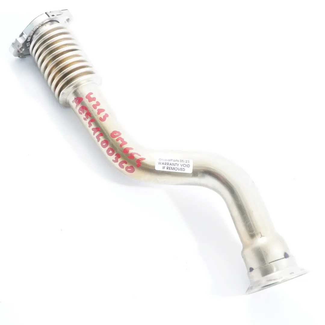 Tubo recirculación gases escape diesel Mercedes W213 OM654 para con número de pieza A6541400360 Tubo recirculación gases escape diesel Mercedes W213 OM654 - SKU A6541400360 - Número de pieza A6541400360