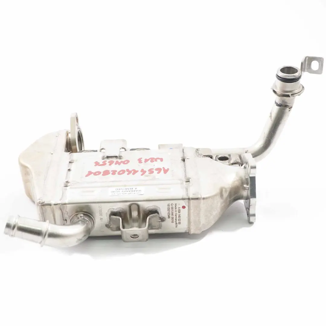 Mercedes W213 OM654 Válvula EGR Recirculación Gases Escape Enfriador - SKU A6541402801 - Número de pieza A6541402801