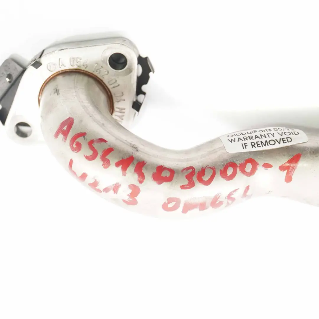 OM654 Tuyau ligne EGR collecteur d'échappement diesel Mercedes W213 - SKU A6541403000-1 - Numéro de pièce A6541403000