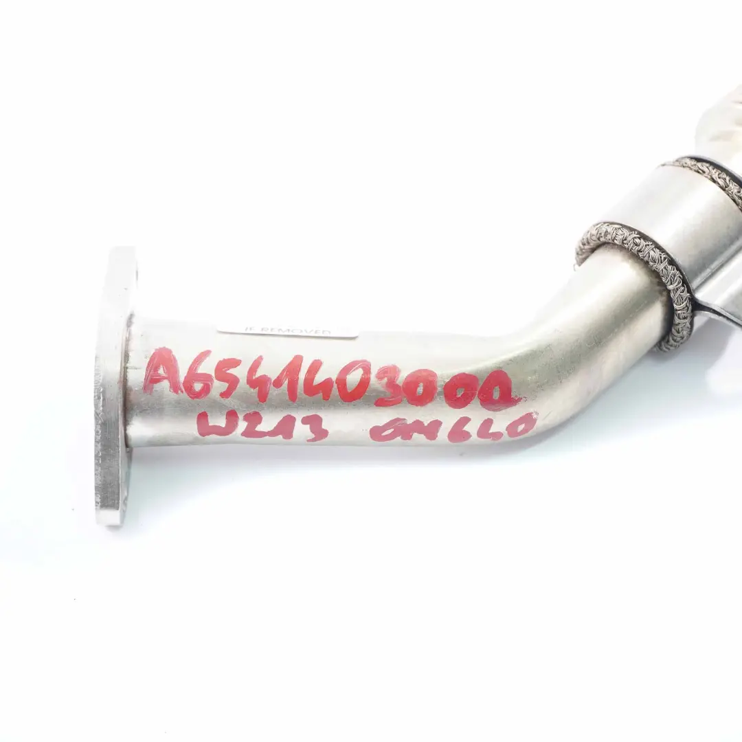 OM654 Diesel colector escape EGR tubería manguera para Mercedes W213 con número de pieza A6541403000 Mercedes W213 OM654 Diesel colector escape EGR tubería manguera - SKU A6541403000 - Número de pieza A6541403000