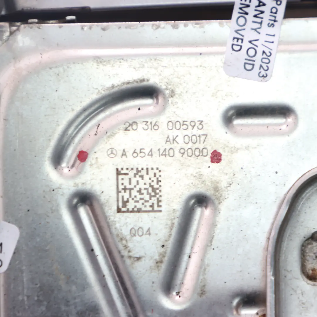 Valve EGR Mercedes W205 W213 W447 OM654 Refroidisseur échappement  - SKU A6541409000 - Numéro de pièce A6541409000