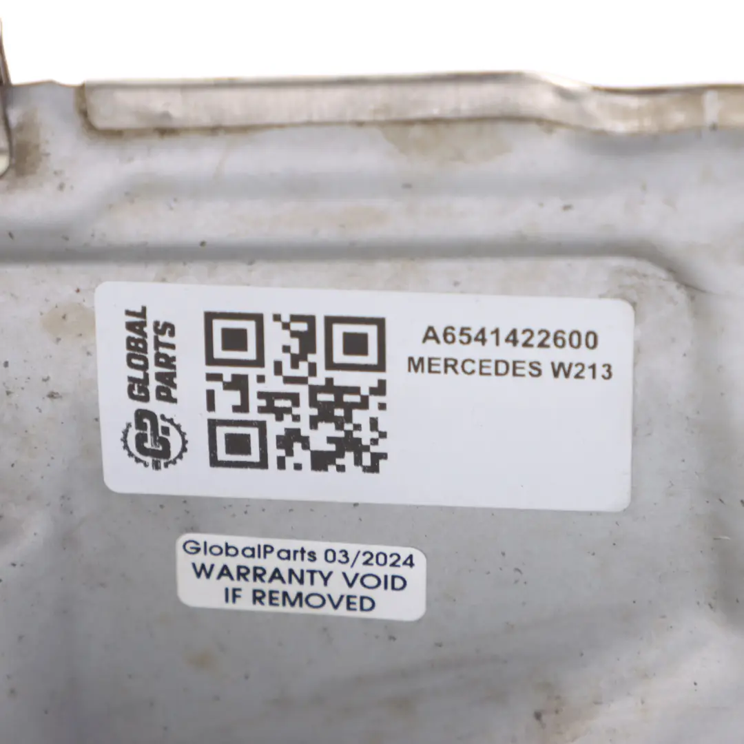 Heat Shield Mercedes W213 Diesel OM654 Exhaust Heat Protection Plate to with Part number A6541422600 Heat Shield Mercedes W213 Diesel OM654 Exhaust Heat Protection Plate - SKU A6541422600 - Part number A6541422600