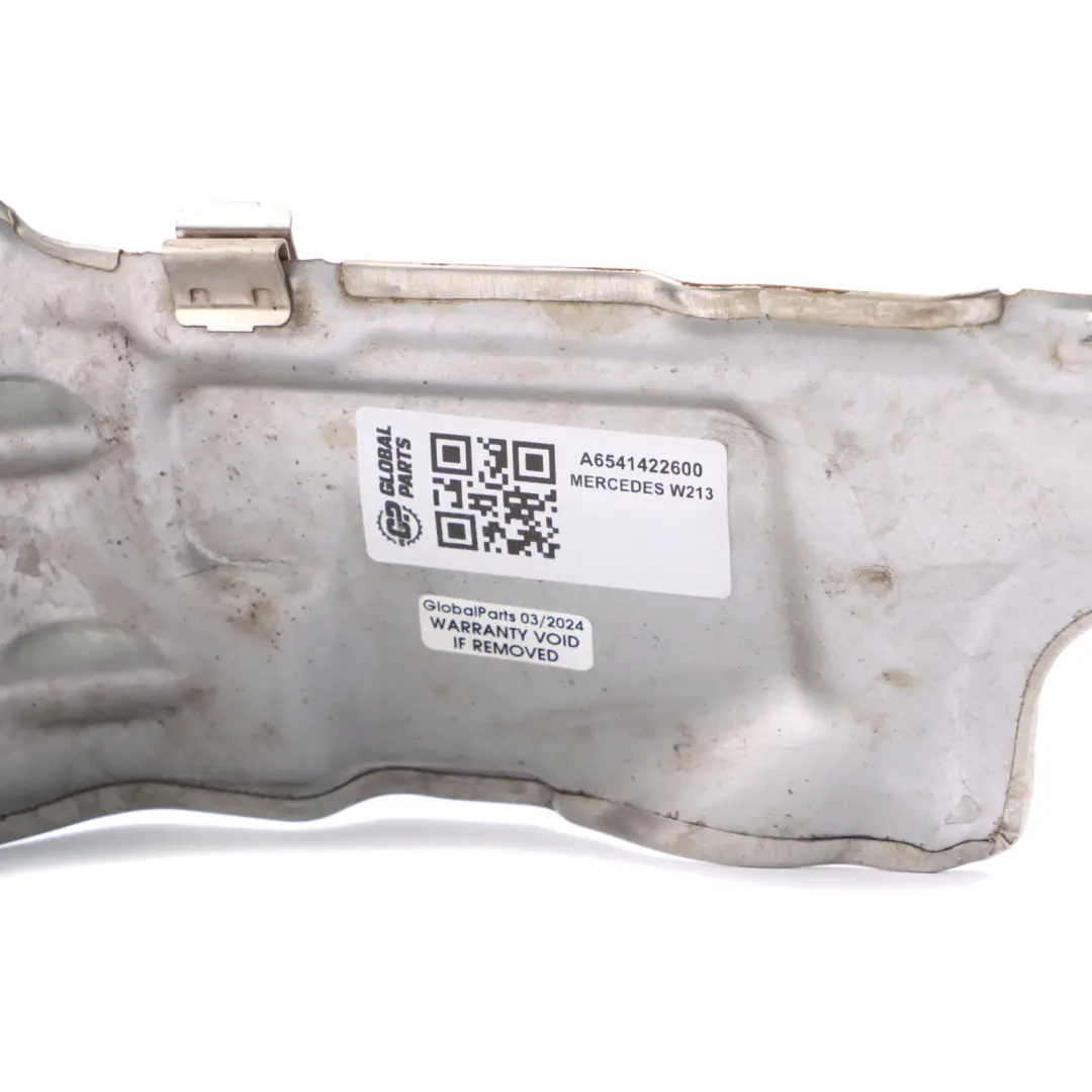  Hitzeschild Mercedes W213 Diesel OM654 Auspuff Hitzeschutzplatte - SKU A6541422600 - Teilenummer A6541422600