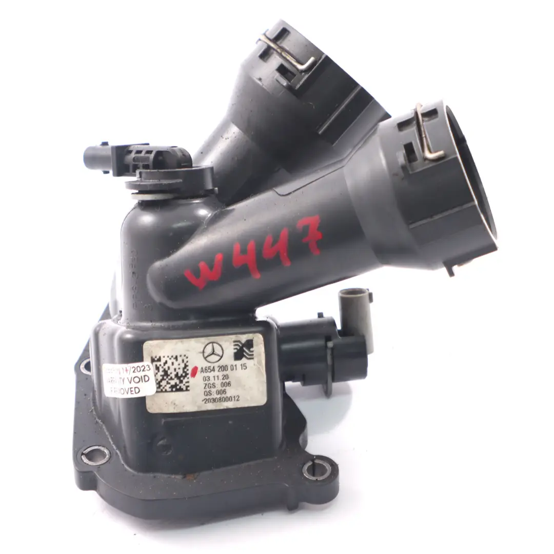 OM654 Diesel Termostato Alloggiamento Unità per Mercedes W213 W447 con numero di parte A6542000115 Mercedes W213 W447 OM654 Diesel Termostato Alloggiamento Unità - SKU A6542000115 - Numero di parte A6542000115