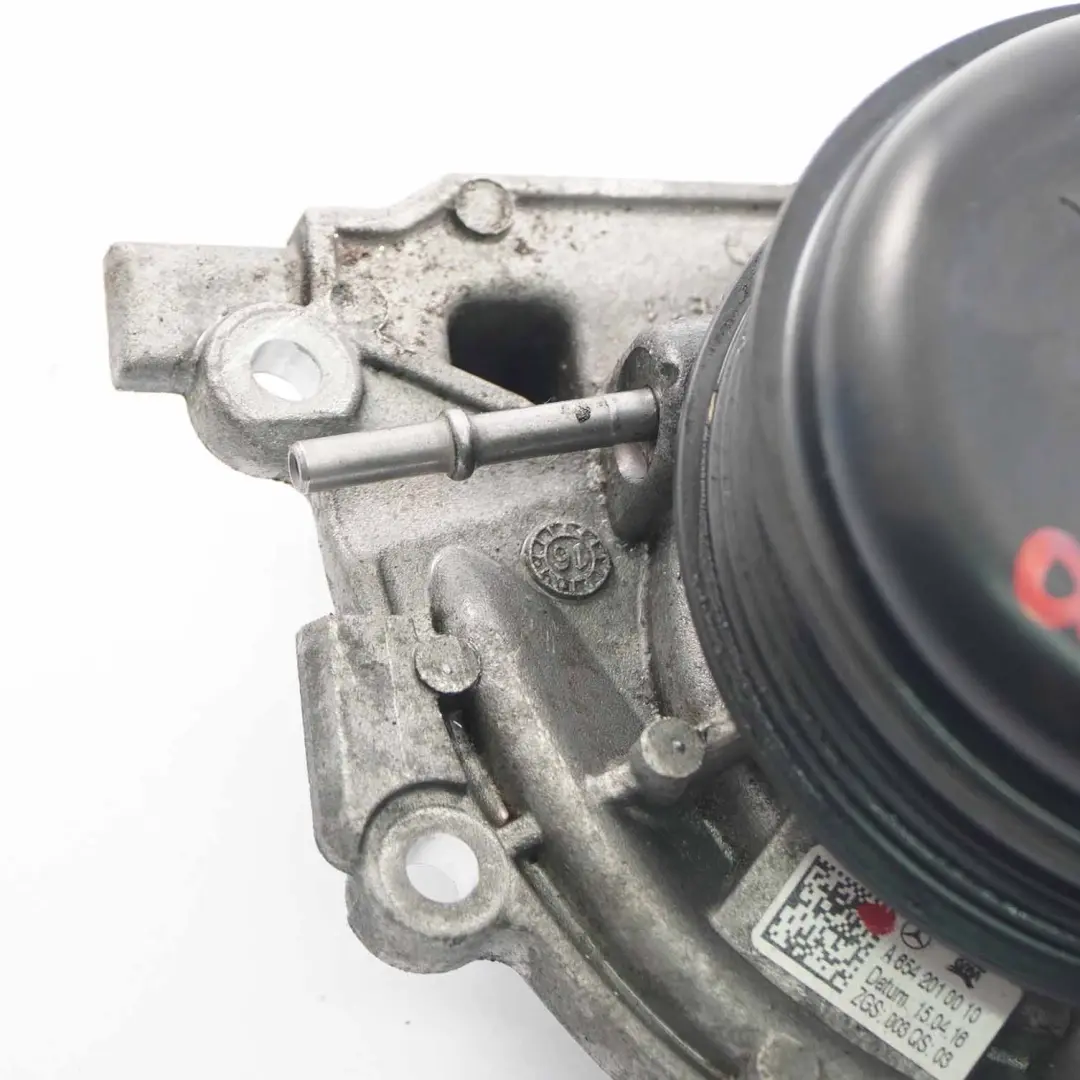 Mercedes W213 OM654 Diesel Engine Water Pump Coolant Water Unit - SKU A6542010010 - Part number A6542010010