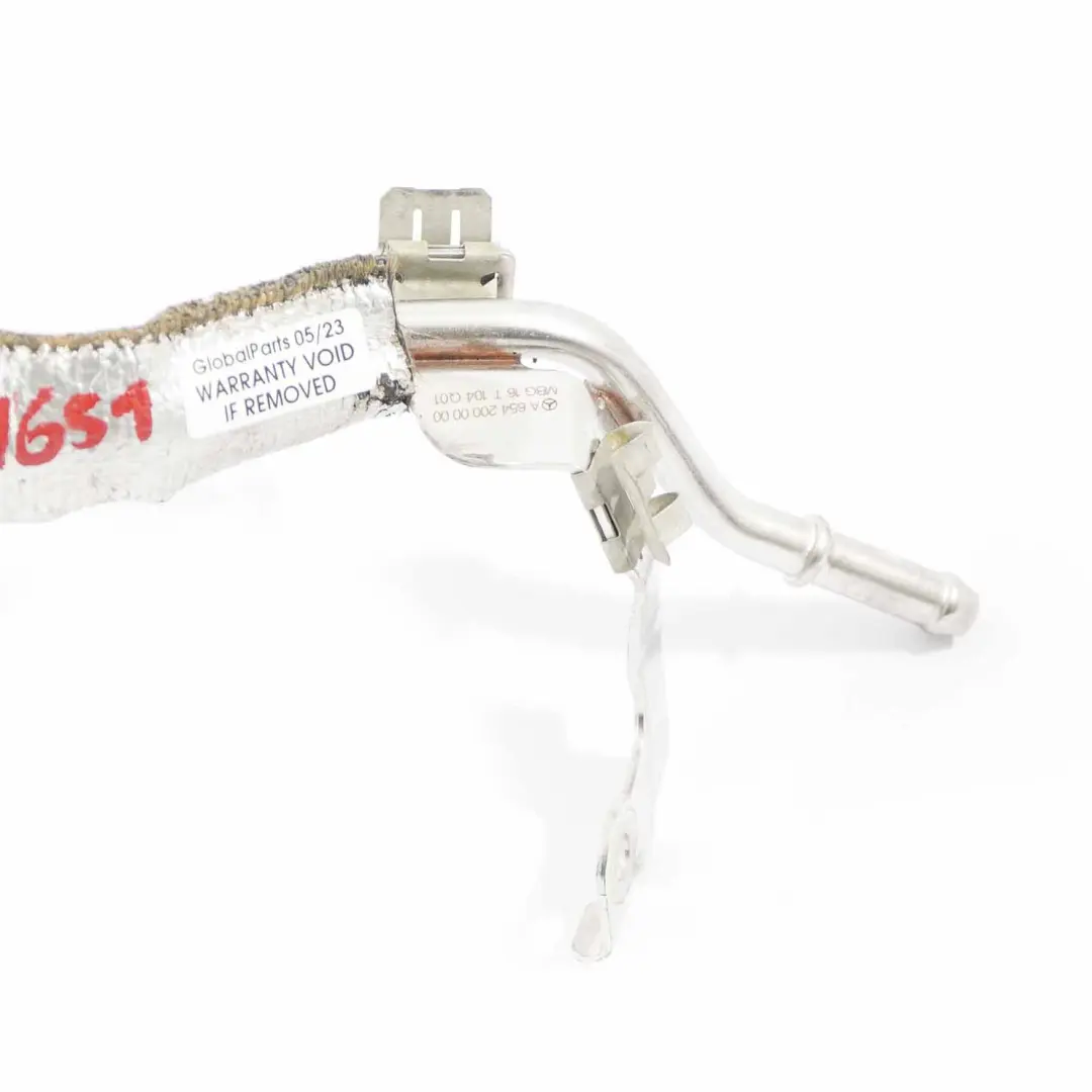 Mercedes W213 OM654 Diesel Water Coolant Cooling Pipe Line Hose - SKU A6542030102 - Part number A6542030102