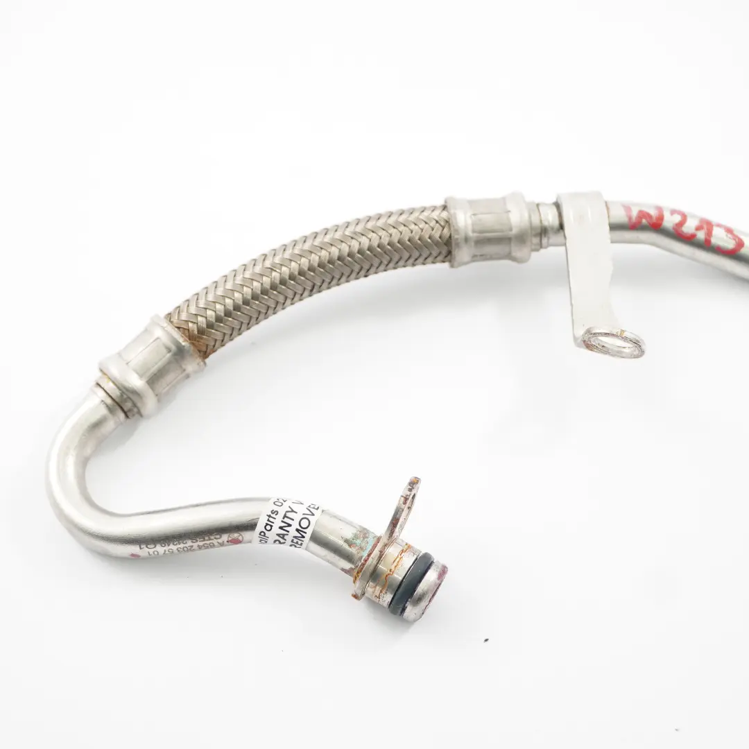 OM654 Coolant Hose Turbocharger Cooling Pipe Line to Mercedes W213 with Part number A6542035701 Mercedes W213 OM654 Coolant Hose Turbocharger Cooling Pipe Line - SKU A6542035701 - Part number A6542035701