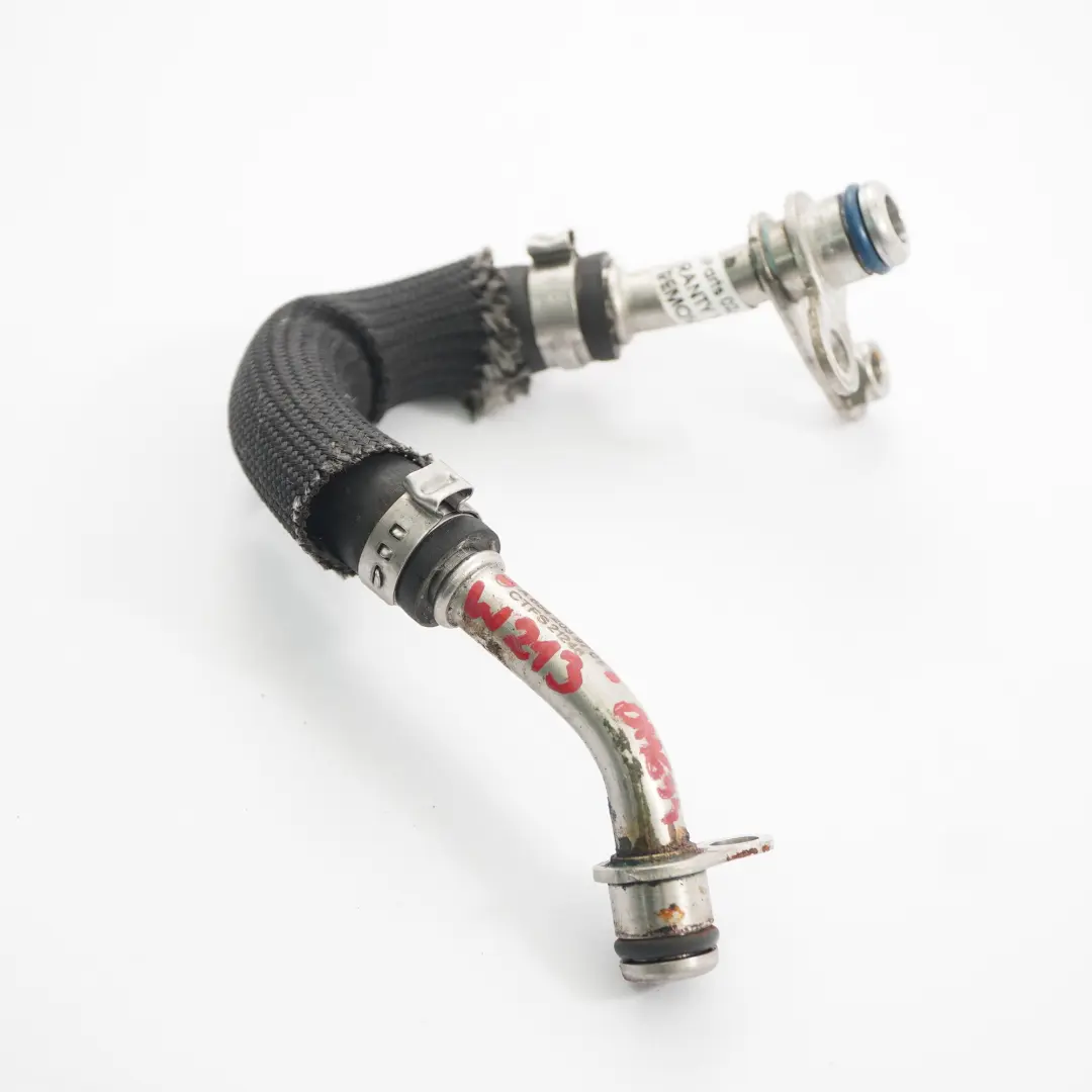 OM654 manguera de refrigerante turbocompresor Línea para Mercedes W213 con número de pieza A6542039701 Mercedes W213 OM654 manguera de refrigerante turbocompresor Línea - SKU A6542039701 - Número de pieza A6542039701
