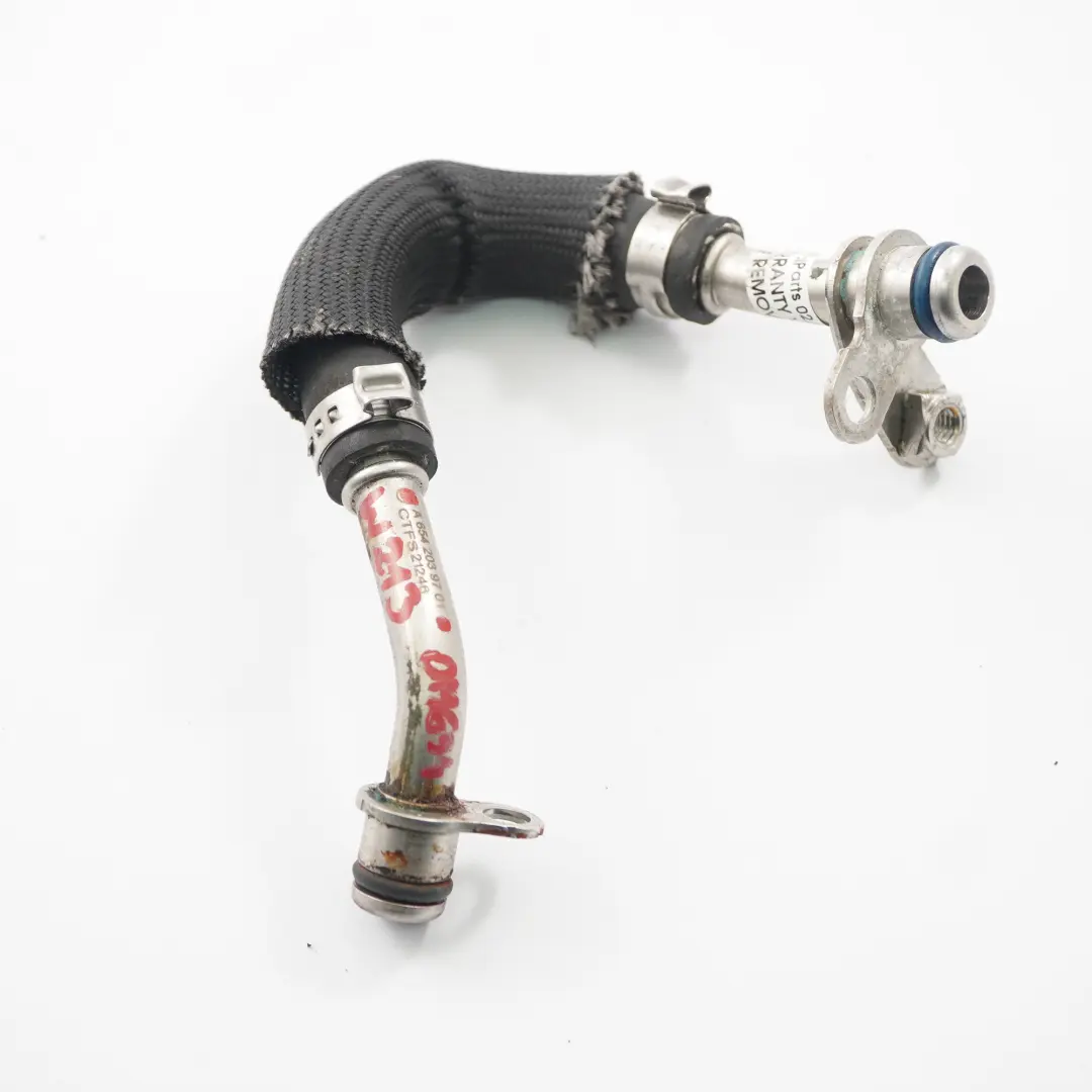 OM654 manguera de refrigerante turbocompresor Línea para Mercedes W213 con número de pieza A6542039701 Mercedes W213 OM654 manguera de refrigerante turbocompresor Línea - SKU A6542039701 - Número de pieza A6542039701