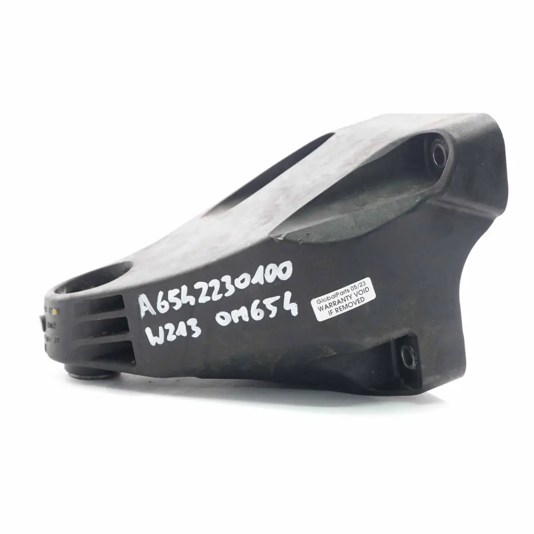 Mercedes W213 OM654 Diesel Engine Support Mount Right O/S Bracket - SKU A6542230100 - Part number A6542230100