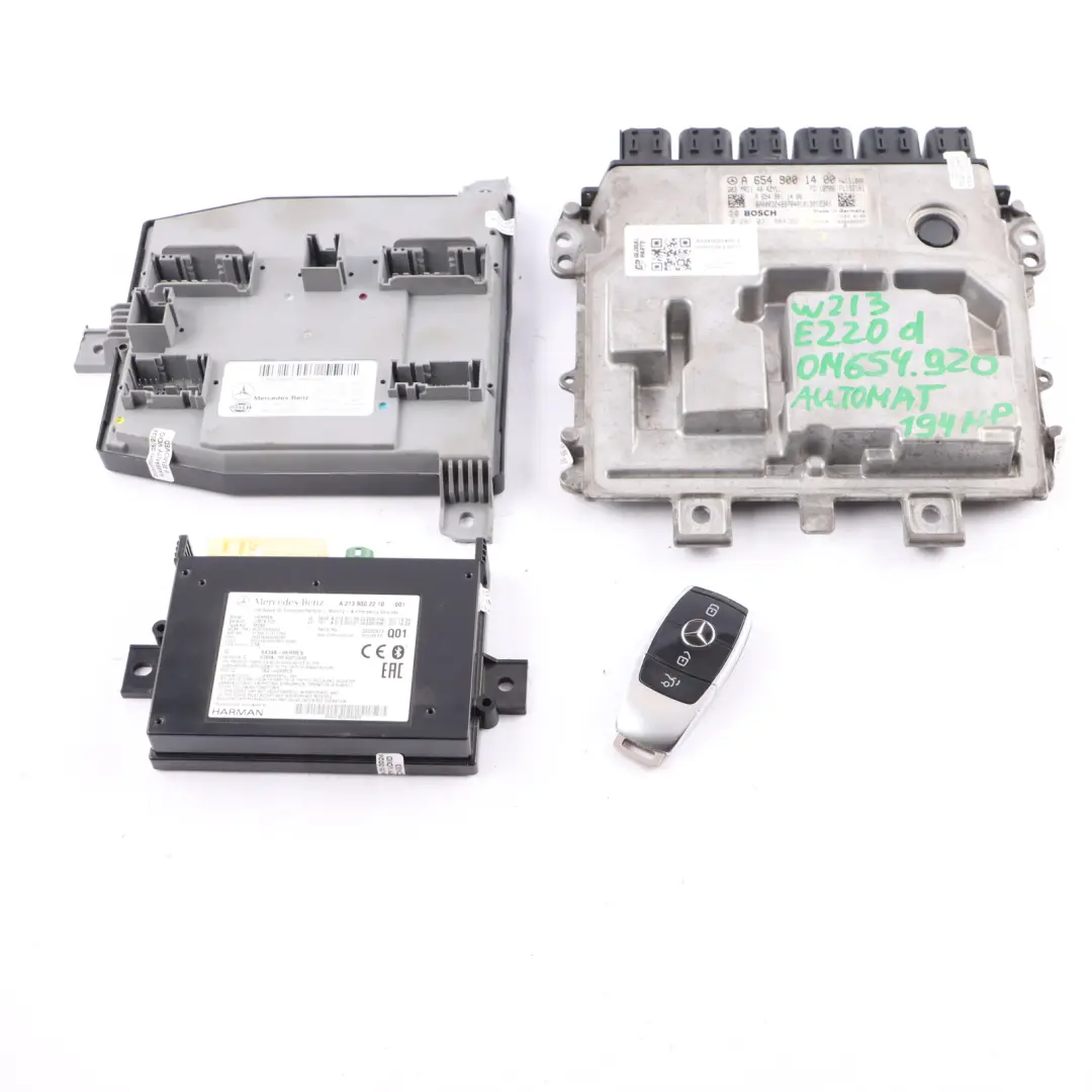 E220 CDI 654.920 194HP ECU Silnika Zestaw Automat do Mercedes W213 o numerze A6549001400 Mercedes W213 E220 CDI 654.920 194HP ECU Silnika Zestaw Automat - SKU A6549001400-1 - Numer Części A6549001400
