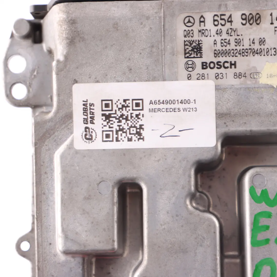 E220 CDI OM654.920 Engine Control Unit ECU Automatic to Mercedes W213 with Part number A6549001400 Mercedes W213 E220 CDI OM654.920 Engine Control Unit ECU Automatic - SKU A6549001400 - Part number A6549001400
