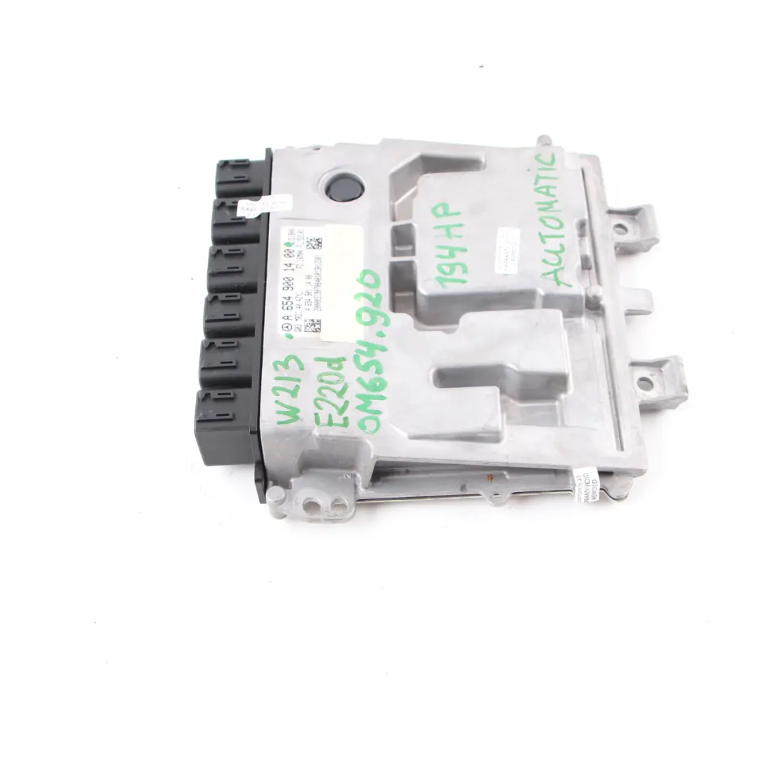 Mercedes W213 E220 CDI OM654.920 Engine Control Unit ECU Automatic - SKU A6549001400 - Part number A6549001400