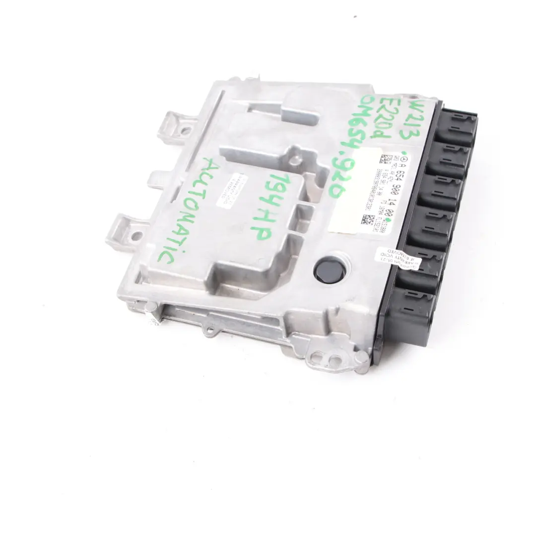 E220 CDI OM654.920 Unité contrôle ECU Automatique pour Mercedes W213 à propos du numéro de pièce A6549001400 Mercedes W213 E220 CDI OM654.920 Unité contrôle ECU Automatique - SKU A6549001400 - Numéro de pièce A6549001400