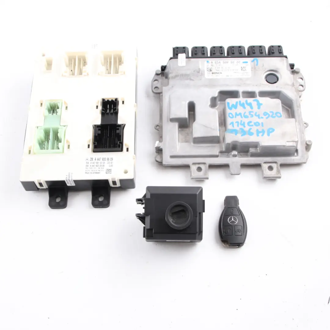 OM654.920 114 CDI 136HP Engine ECU Kit Key Lock to Mercedes Vito W447 with Part number A6549008000 Mercedes Vito W447 OM654.920 114 CDI 136HP Engine ECU Kit Key Lock - SKU A6549008000-1 - Part number A6549008000