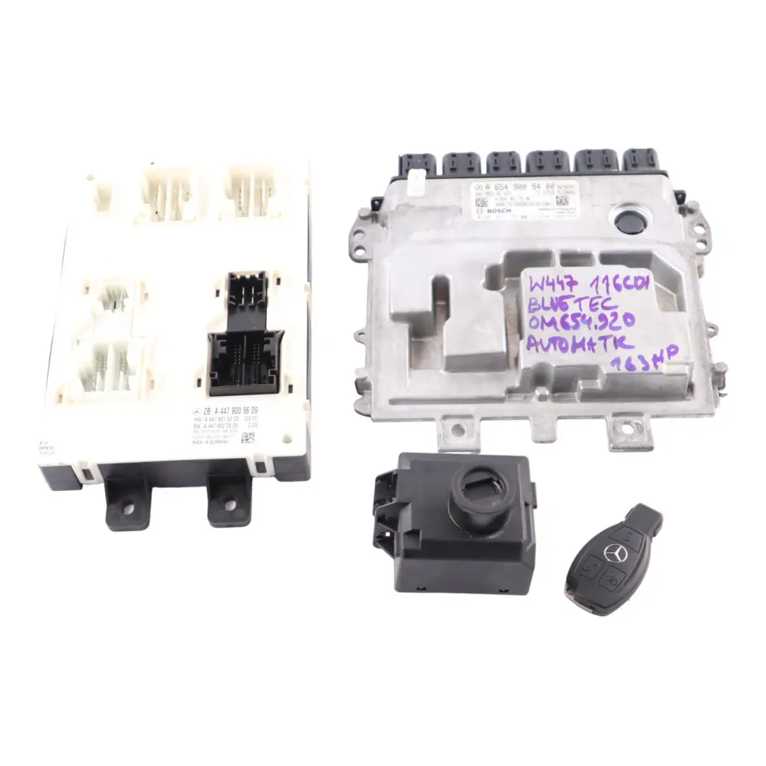 654.920 163HP Engine ECU Kit Key Lock to Mercedes Vito W447 116 CDI with Part number A6549009400 Mercedes Vito W447 116 CDI 654.920 163HP Engine ECU Kit Key Lock - SKU A6549009400-1 - Part number A6549009400