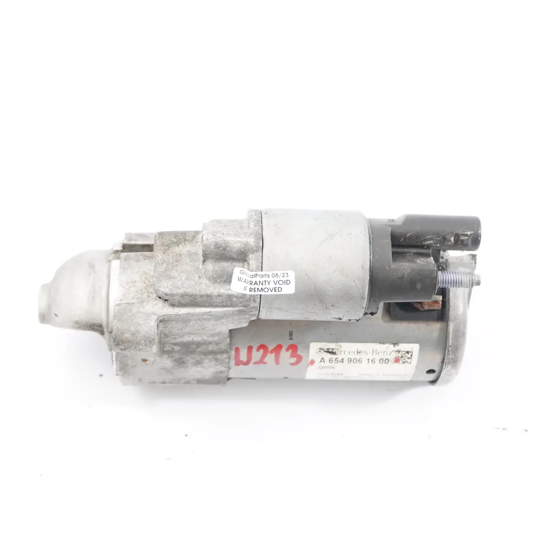  Starter Motor Mercedes W205 W213 W238 W447 OM654 Engine Diesel - SKU A6549061600 - Part number A6549061600