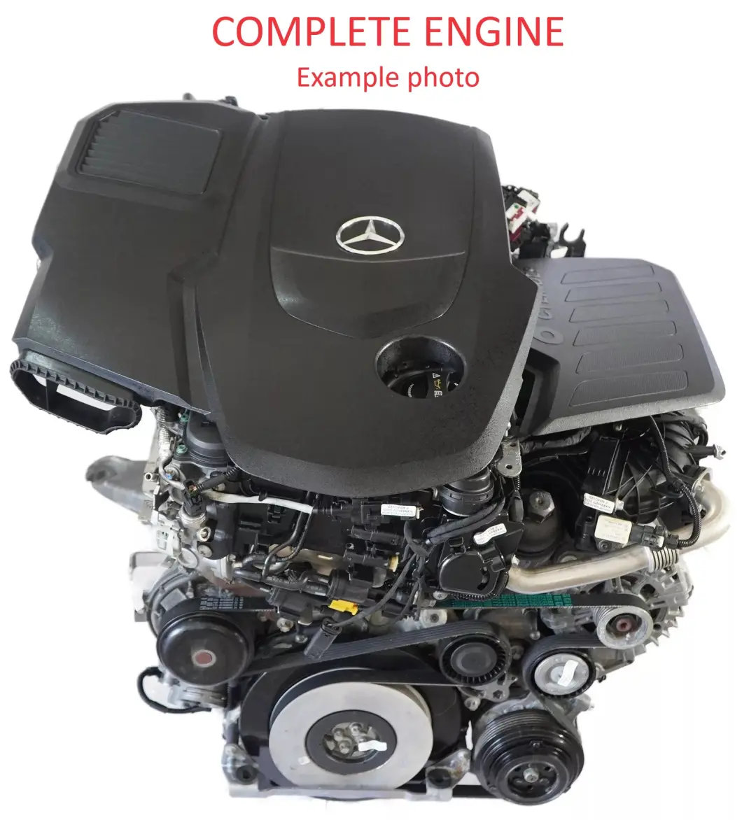 Mercedes C167 W213 C238 C257 4MATIC Motor Desnudo 656929 656.929 125k, GARANTÍA - SKU A6560107200 - Número de pieza A6560107200