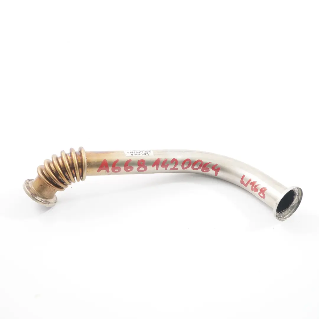 Mercedes W168 OM668 Diesel Exhaust Manifold EGR Line Pipe Hose - SKU A6681420064 - Part number A6681420064