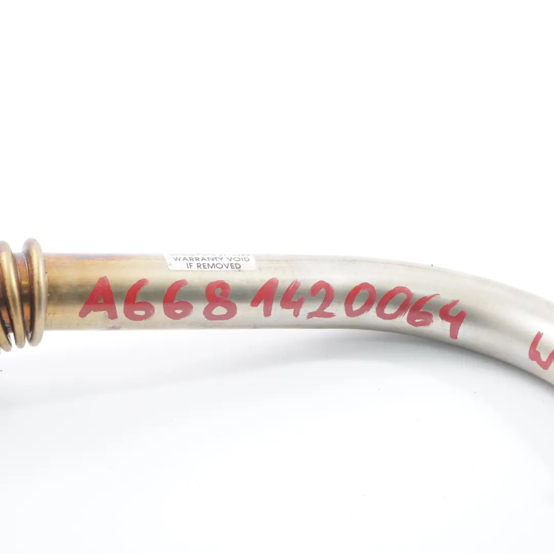 OM668 Diesel Abgaskrümmer AGR Leitung Schlauch für Mercedes W168 mit Teilenummer A6681420064 Mercedes W168 OM668 Diesel Abgaskrümmer AGR Leitung Schlauch - SKU A6681420064 - Teilenummer A6681420064