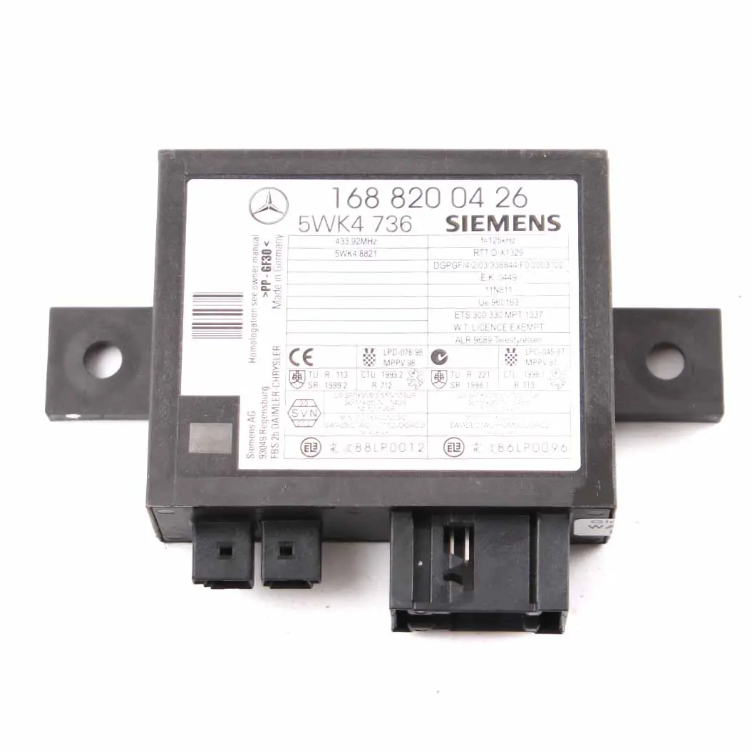 Mercedes W168 A170 CDI 95HP OM668.942 Engine Control ECU Kit A0275454132 + Key - SKU A6681530279-1 - Part number A6681530279