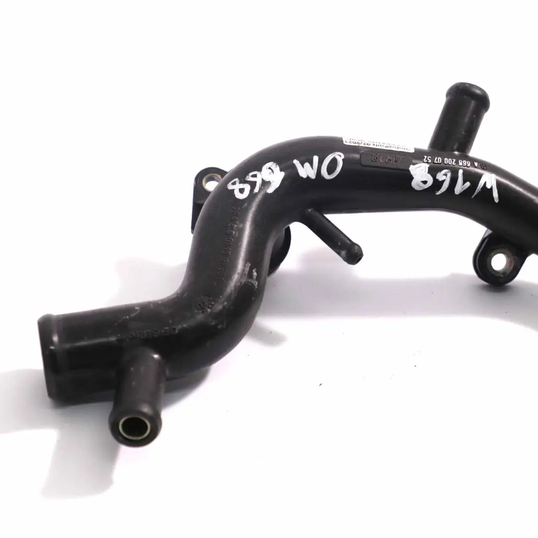 Coolant Hose Mercedes W168 OM668 Diesel Water Pipe Line Cooling to with Part number A6682000752 Coolant Hose Mercedes W168 OM668 Diesel Water Pipe Line Cooling - SKU A6682000752 - Part number A6682000752