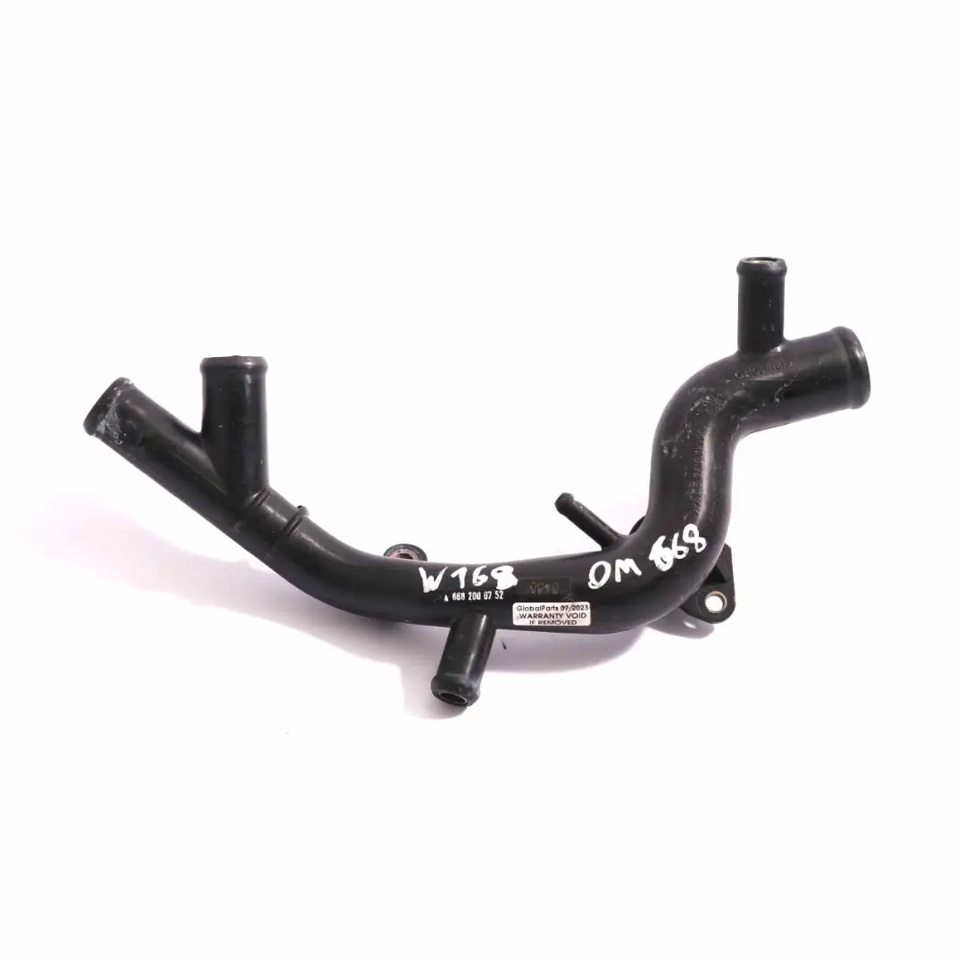 Tuyau refroidissement Mercedes W168 OM668 canalisation d'eau pour à propos du numéro de pièce A6682000752 Tuyau refroidissement Mercedes W168 OM668 canalisation d'eau - SKU A6682000752 - Numéro de pièce A6682000752