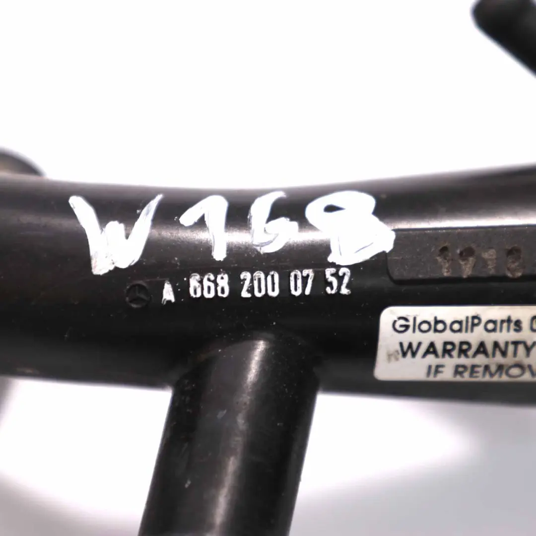 Kühlmittelschlauch Mercedes W168 OM668 Wasserrohrleitung Kühlung für mit Teilenummer A6682000752 Kühlmittelschlauch Mercedes W168 OM668 Wasserrohrleitung Kühlung - SKU A6682000752 - Teilenummer A6682000752