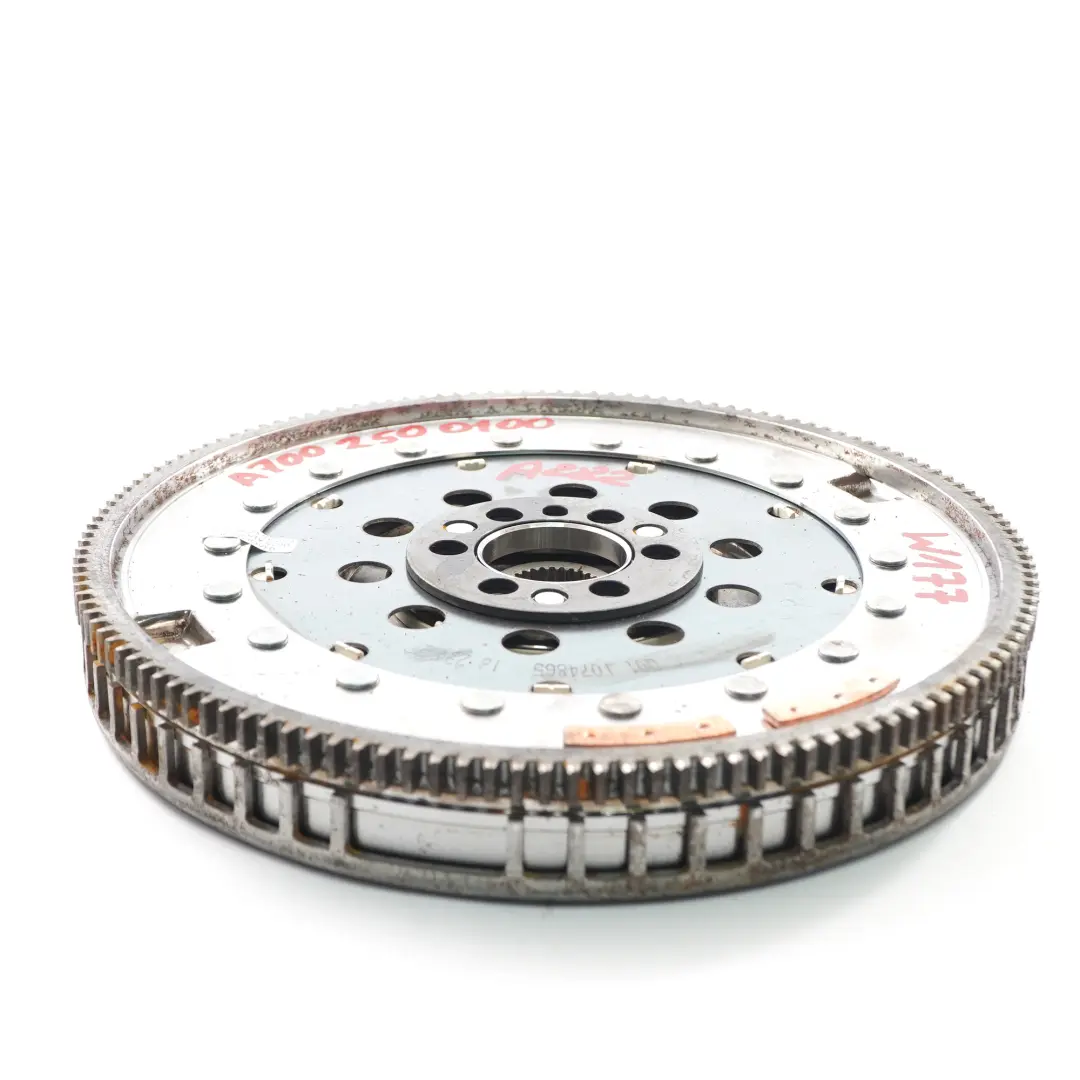 Flywheel Mercedes W177 Petrol M282 Dual Clutch Dual Mass Flywheel to with Part number A7002500100 Flywheel Mercedes W177 Petrol M282 Dual Clutch Dual Mass Flywheel - SKU A7002500100 - Part number A7002500100