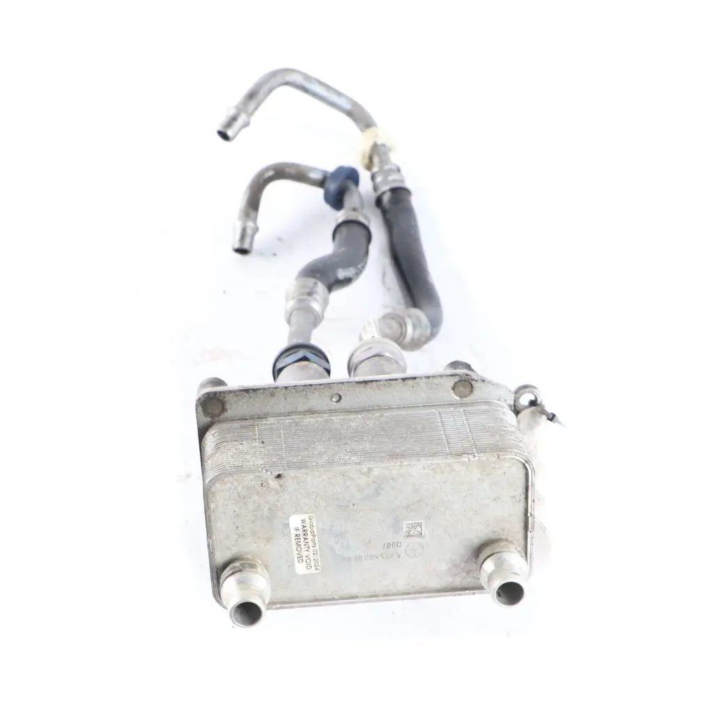 M264 Heat Exchanger Gearbox Transmssion Oil Cooler to Mercedes W205 with Part number A7255000800 Mercedes W205 M264 Heat Exchanger Gearbox Transmssion Oil Cooler - SKU A7255000800 - Part number A7255000800