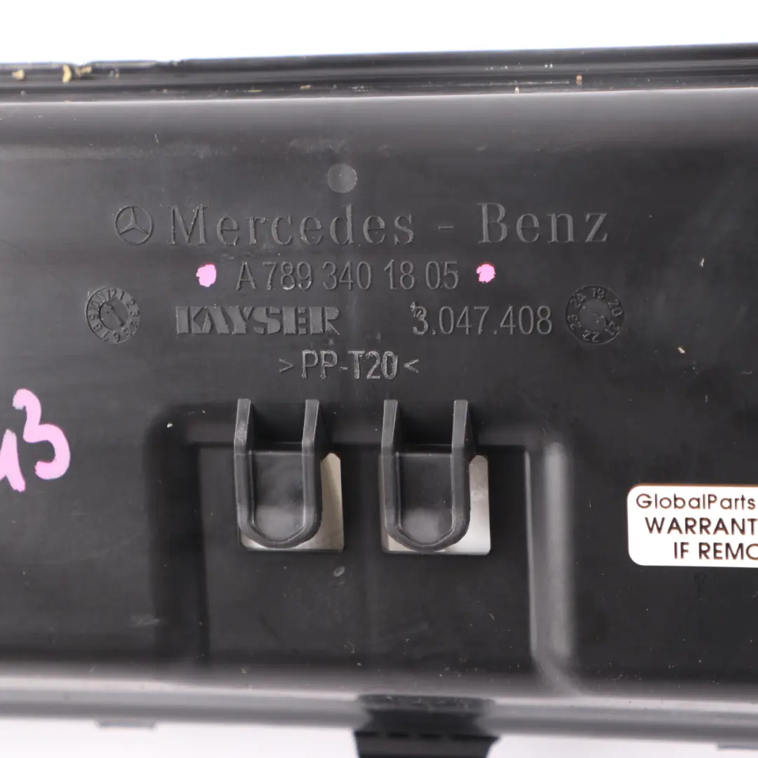 Mercedes H243 EQA Carcasa Del Deshumidificador Filtro De Habitáculo - SKU A7893401805 - Número de pieza A7893401805